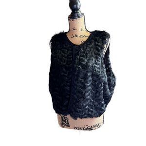 BCBG Faux Fur Vest - Size XL - NWT